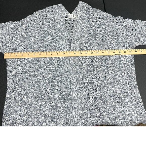 Gap Open Front Blue Long Sleeve Women's Cardigan Size Small Natural & Breathable - Picture 10 of 12